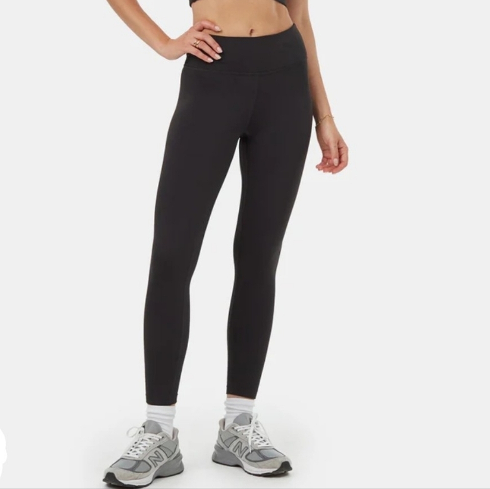 All In Motion Black High-Rise Ribbed 7/8  Leggings Size XL